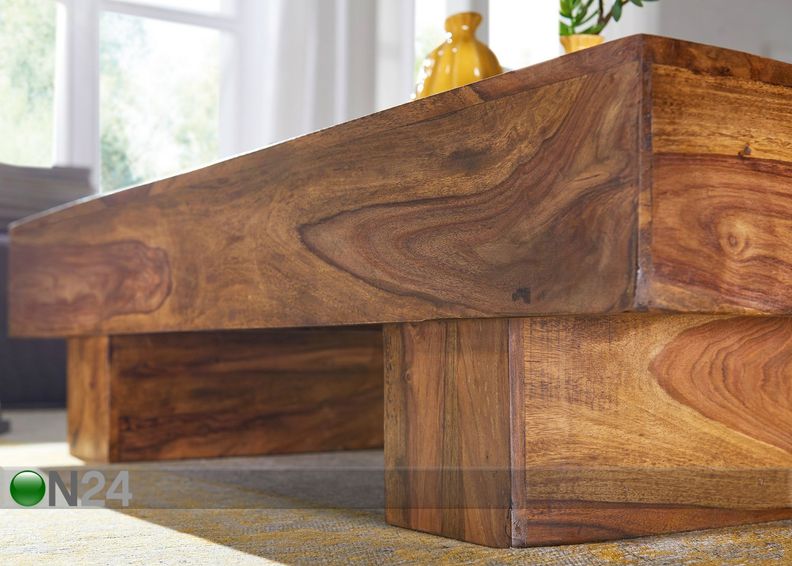 Sohvapöytä Sira 45x120 cm, Intian ruusupuu kuvasuurennos