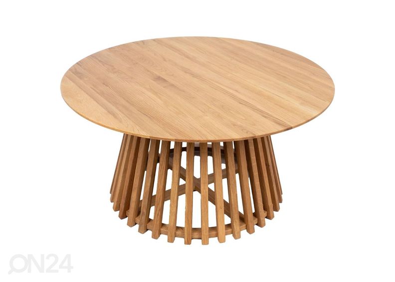 Sohvapöytä Slatted Ø 80 cm kuvasuurennos