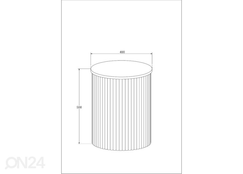 Sohvapöytä Verso Ø 40 cm kuvasuurennos