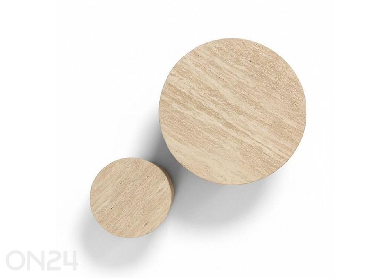 Sohvapöytäsarja Bud 2 kpl, beige kuvasuurennos