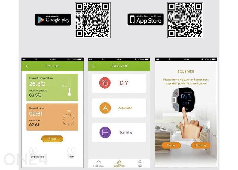 Sous-vide-keitin ProfiCook PCSV1159 kuvasuurennos