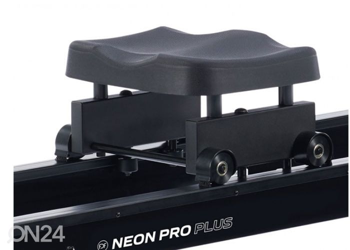 Soutulaite FluidRower Neon Pro Plus musta kuvasuurennos