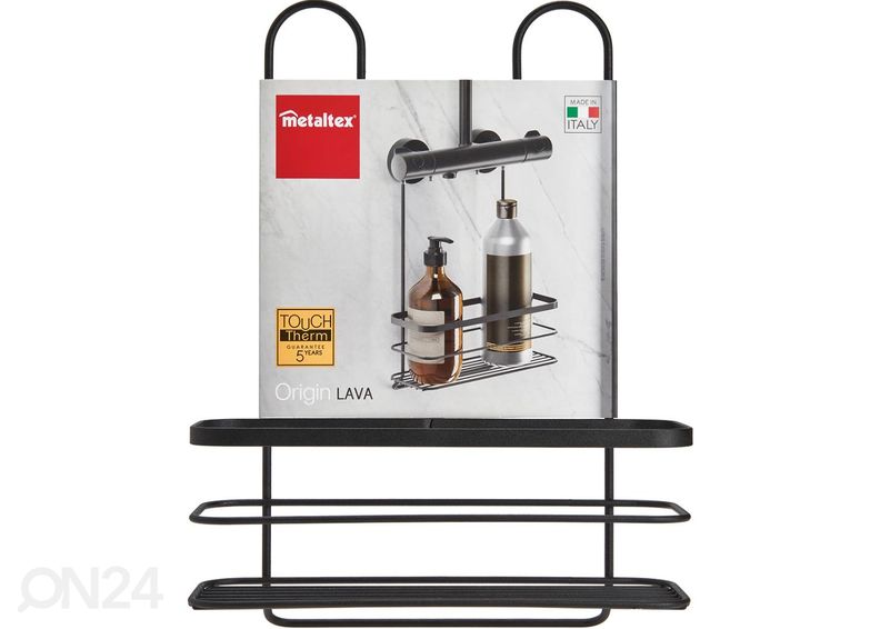 Suihkukori Origin, 28x13x40 cm, musta kuvasuurennos