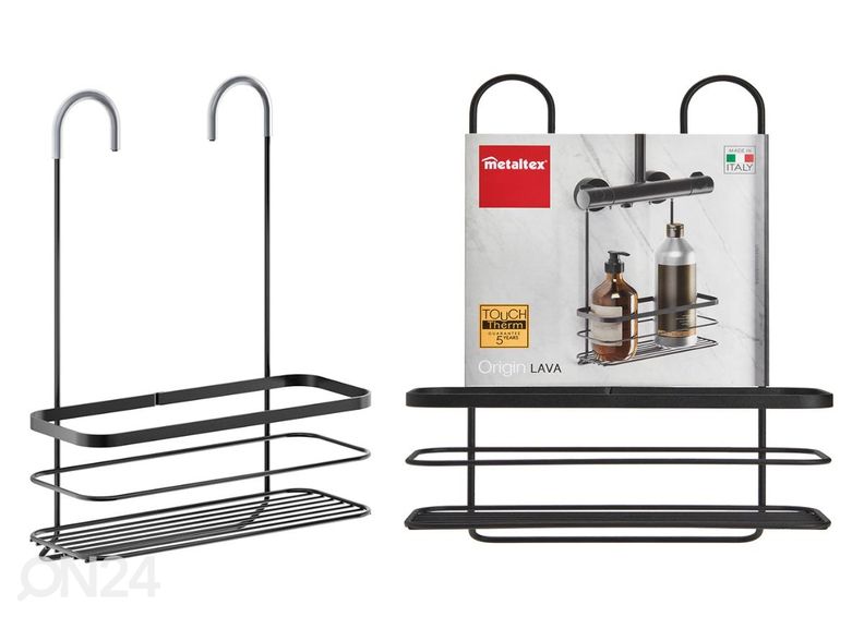 Suihkukori Origin, 28x13x40 cm, musta kuvasuurennos