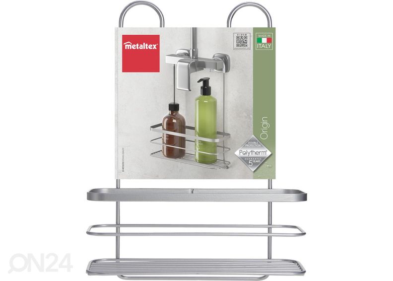 Suihkukori Origin, 28x14x38 cm, hopea kuvasuurennos