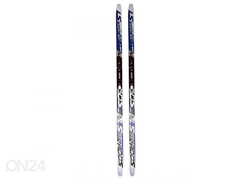 Suksisetti lapsille ja nuorille kalanruotokuvioilla 140-170 cm kuvasuurennos