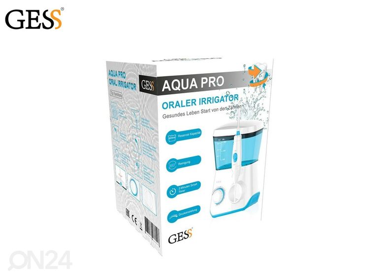 Suun ja hampaiden hoitolaite kotikäyttöön GESS Aqua PRO kuvasuurennos