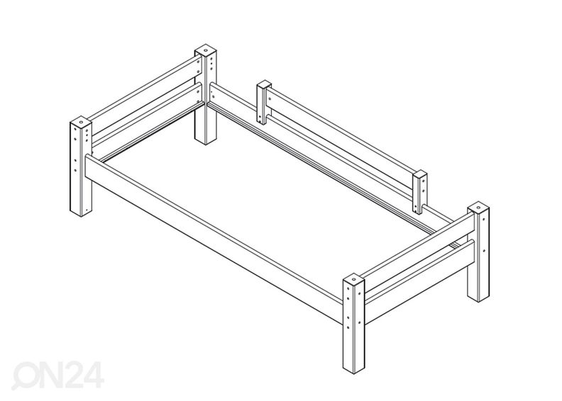 Suwem etummainen turvalaita Lahe MINI lastensänkyyn kuvasuurennos