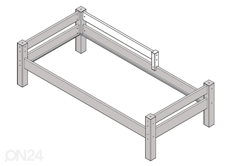 Suwem etummainen turvalaita Lahe-sarjan lastensänkyyn kuvasuurennos