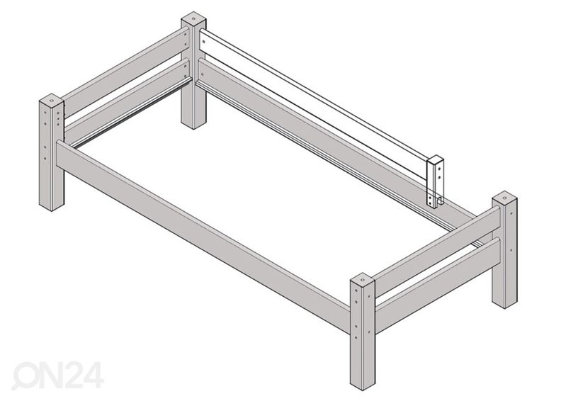 Suwem etummainen turvalaita Lahe-sarjan lastensänkyyn kuvasuurennos
