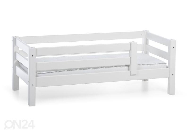 Suwem massiivipuinen lastensänky Liisa turvalaidalla 70x160 cm kuvasuurennos