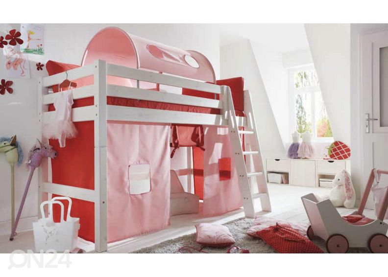 Suwem puolikorkea parvisänky Fantazy 90x200 cm viistotikkailla kuvasuurennos