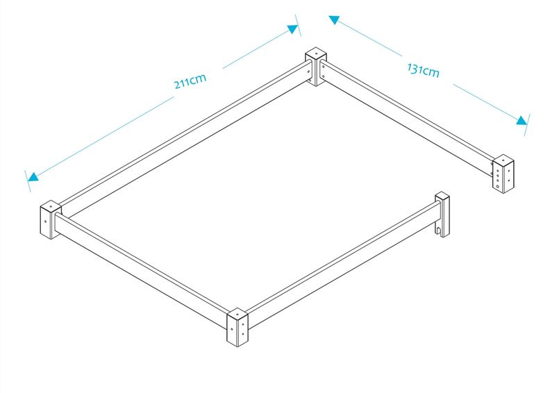 Suwem turvalaita Lahe sänkyyn 120x200 cm kuvasuurennos