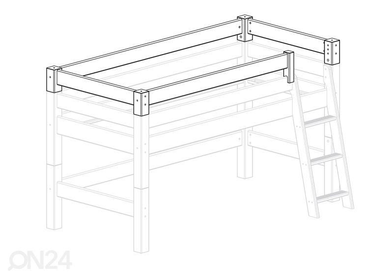 Suwem turvalaita Lahe sänkyyn 80x200 cm kuvasuurennos