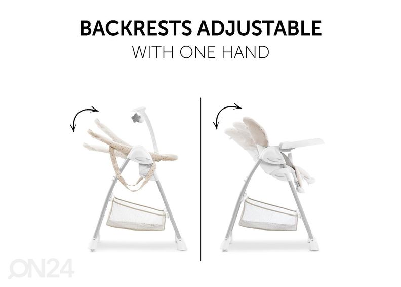 Syöttötuoli ja lepotuoli Hauck Disney Sit N Relax Winnie the Pooh beige kuvasuurennos