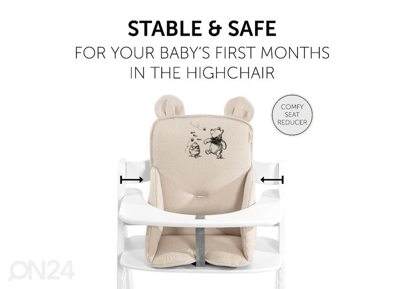 Syöttötuolin pehmuste Hauck Disney Alpha Cosy Select Winnie the Pooh beige kuvasuurennos