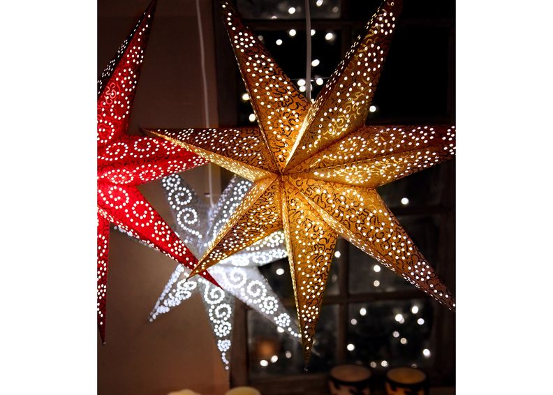 Tähti ANTIQUE 60 cm kul kuvasuurennos