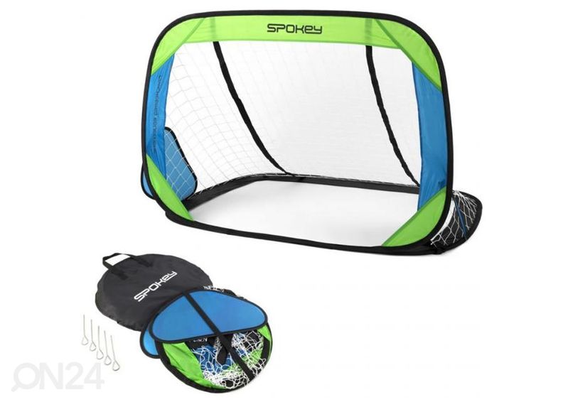 Taitettava jalkapallomaali Spokey Goalkeeper II 2 kpl 120x80 cm kuvasuurennos