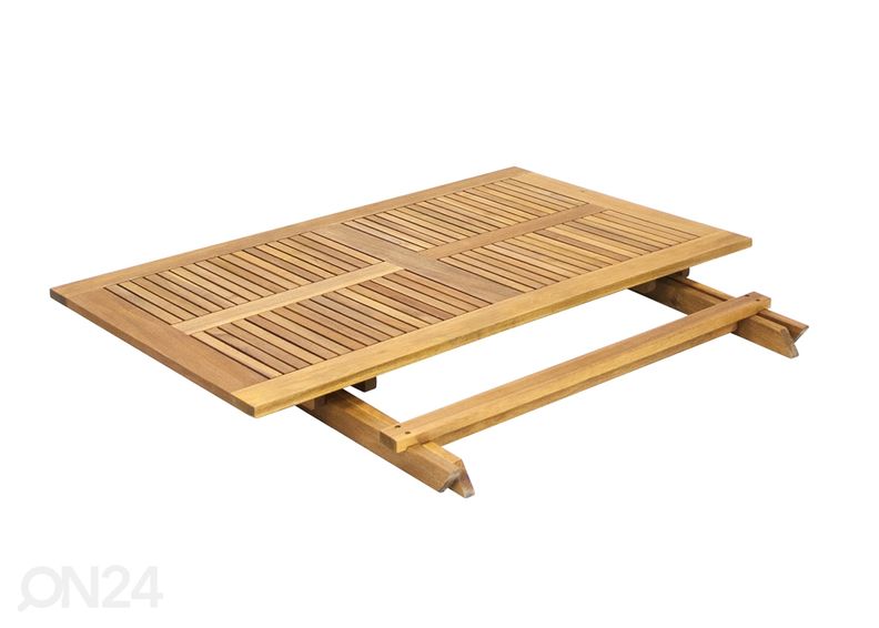 Taitettava puutarhapöytä Finlay 75x110 cm kuvasuurennos