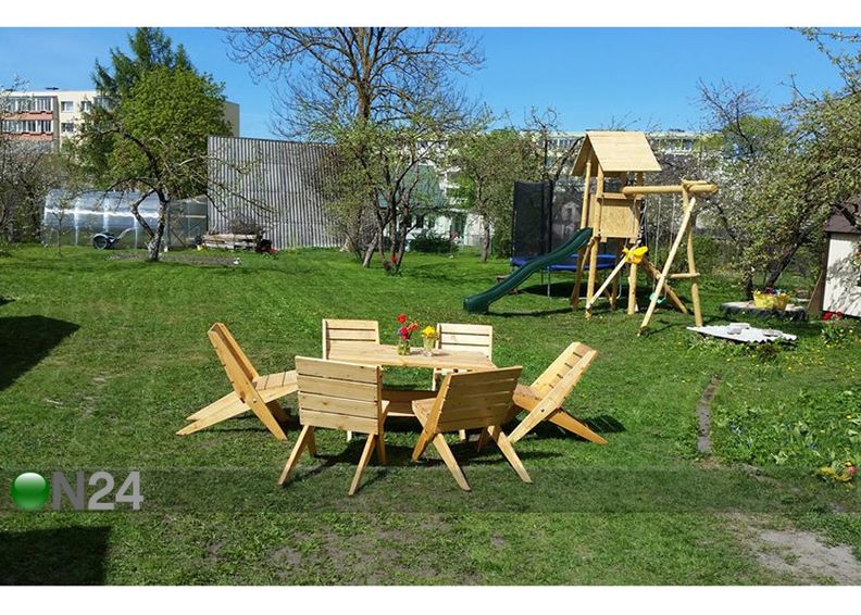 Taitettava puutarhatuoli kuvasuurennos