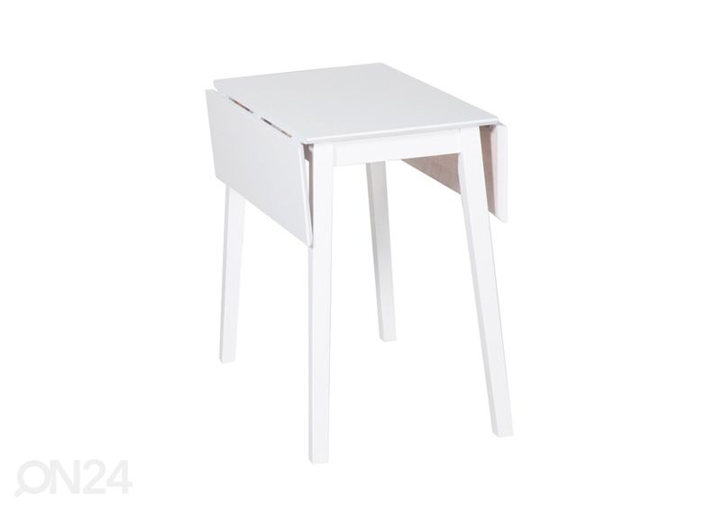 Taittopöytä Avola valkoinen 75x45-90 cm kuvasuurennos