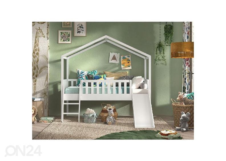 Talosänky Dallas 90x200 cm + liukumäki kuvasuurennos