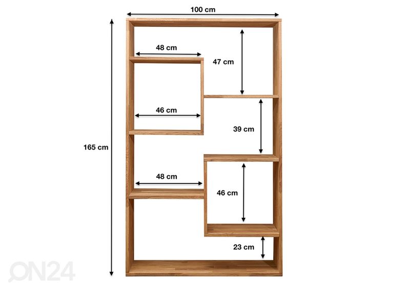 Tammi hylly Hans2 kuvasuurennos