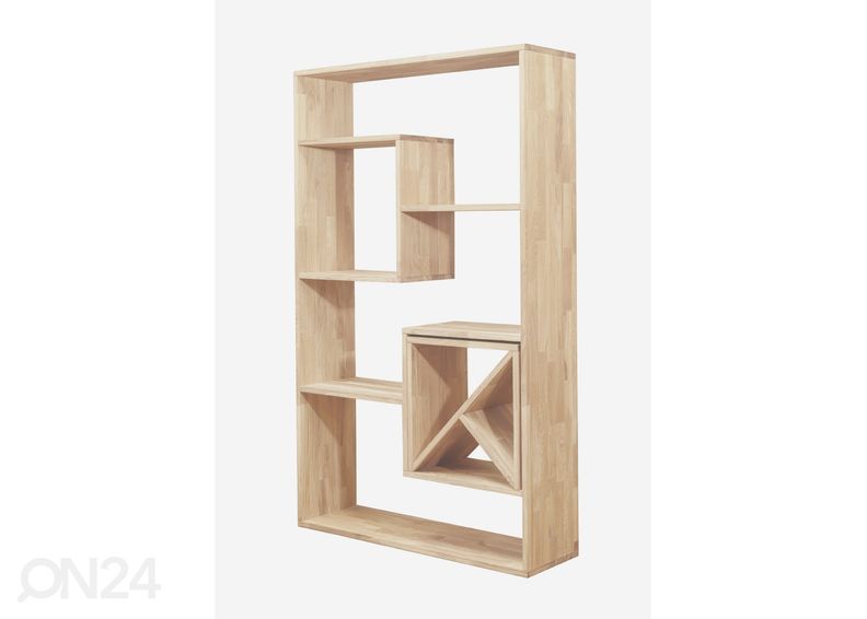 Tammi hylly Hans2, valkoinen öljy kuvasuurennos