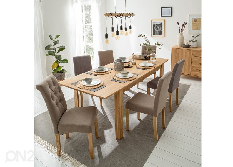 Tammi jatkettava ruokapöytä Liina 140-200x90 cm kuvasuurennos