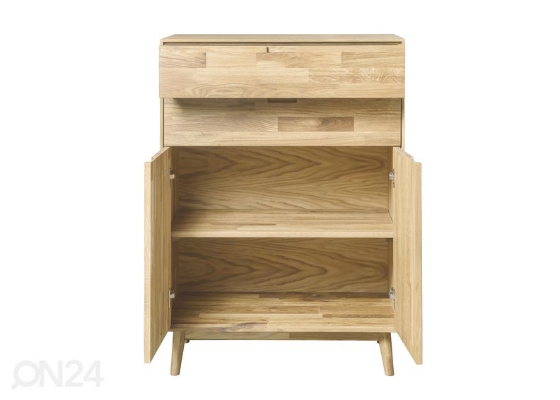 Tammi lipasto Scan 2+2, öljytty valkoinen kuvasuurennos