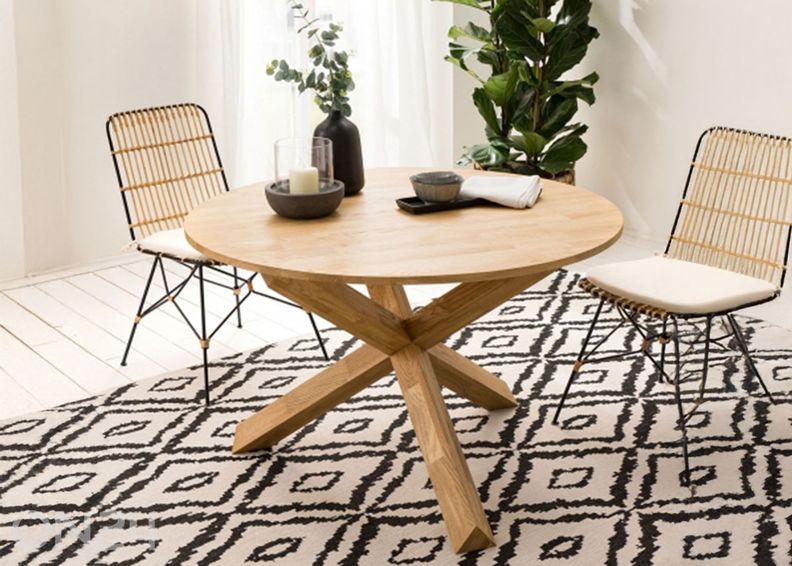 Tammi ruokapöytä Kreutz Ø 120 cm kuvasuurennos