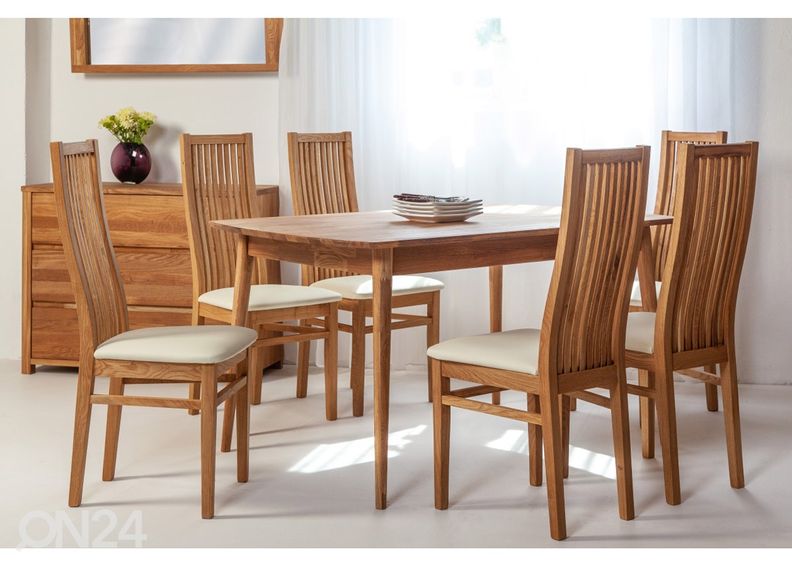 Tammi ruokapöytä Scan 140x90 cm kuvasuurennos