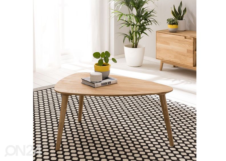 Tammi sohvapöytä Scan 70x50 cm kuvasuurennos