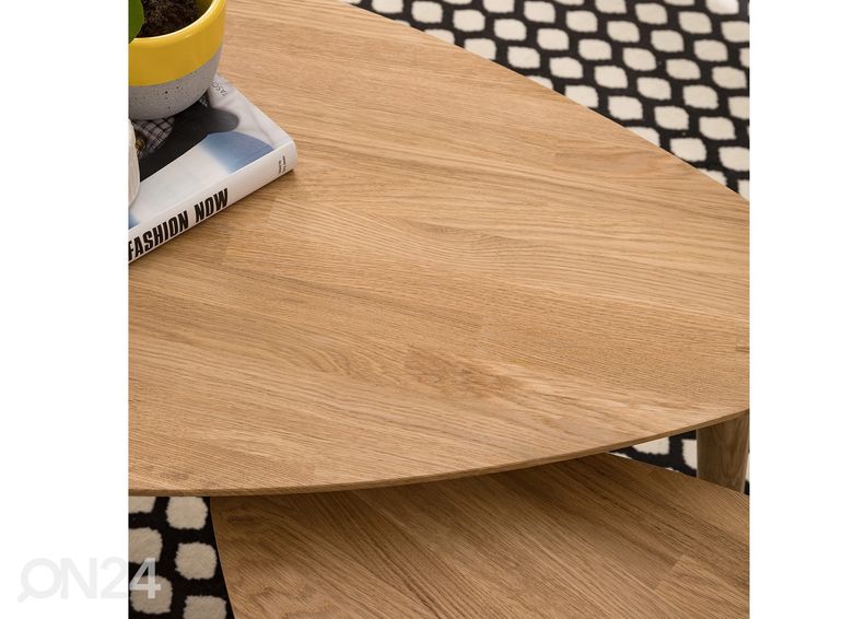 Tammi sohvapöytä Scan 70x50 cm kuvasuurennos