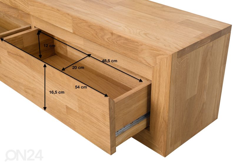 Tammi TV-taso / seinäkaappi Delf kuvasuurennos