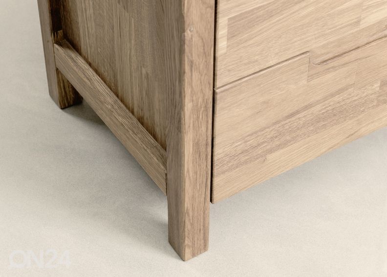 Tammi yöpöytä Horte, valkoinen öljy kuvasuurennos