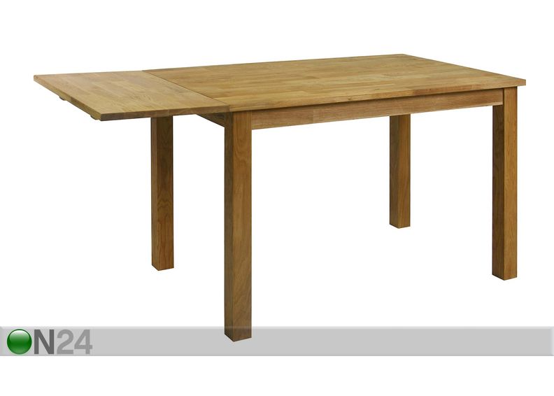Tamminen ruokapöydän jatke GLOUCESTER 40x75 cm kuvasuurennos