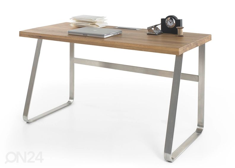 Tammipuinen työpöytä Beno II kuvasuurennos