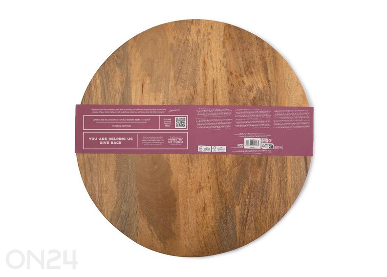 Tarjoilualusta Jamie Oliver Big love all-rounder board Ø 38 cm kuvasuurennos