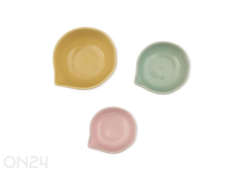 Tarjoilukulhot Jamie Oliver Big love pinch-me pots 3 kpl kuvasuurennos