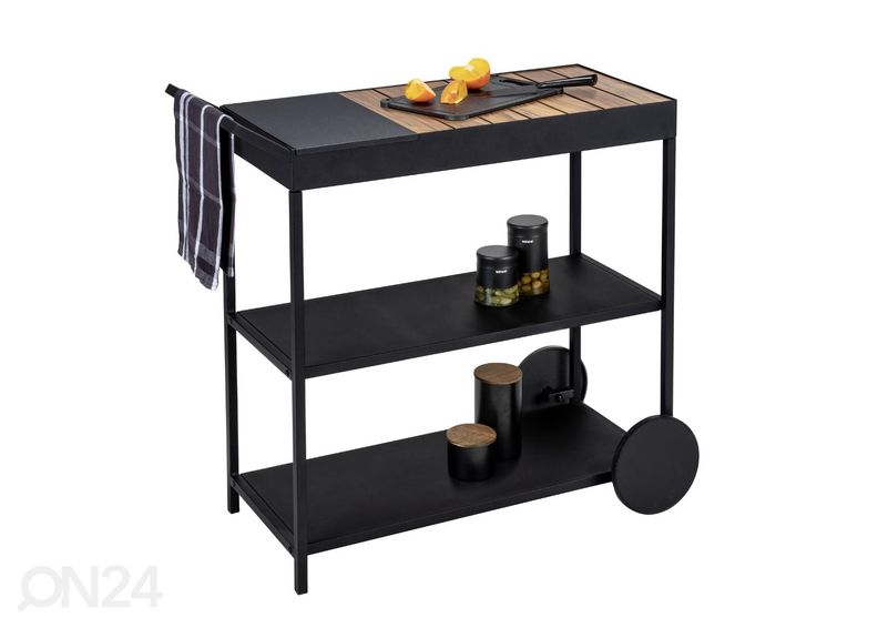 Tarjoiluvaunu pyörillä kuvasuurennos