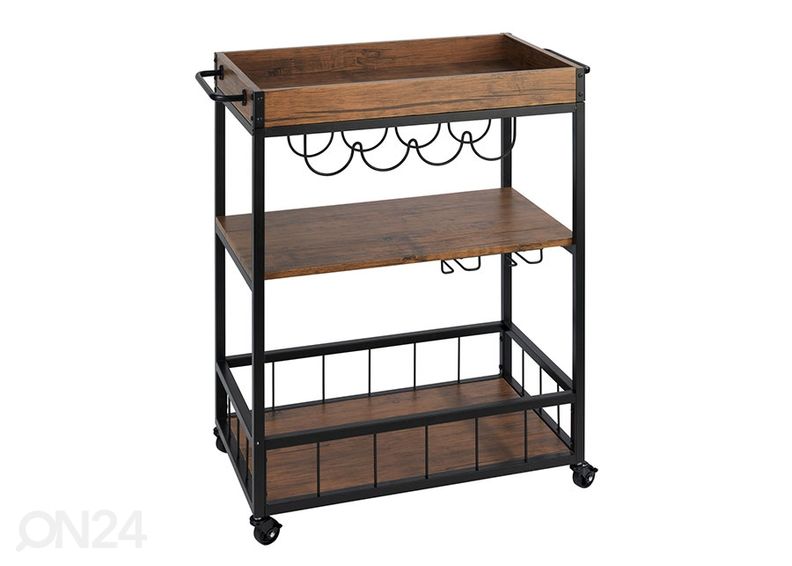 Tarjoiluvaunu Rustico kuvasuurennos