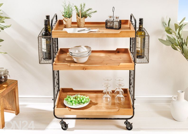 Tarjoiluvaunu Seven Seas kuvasuurennos