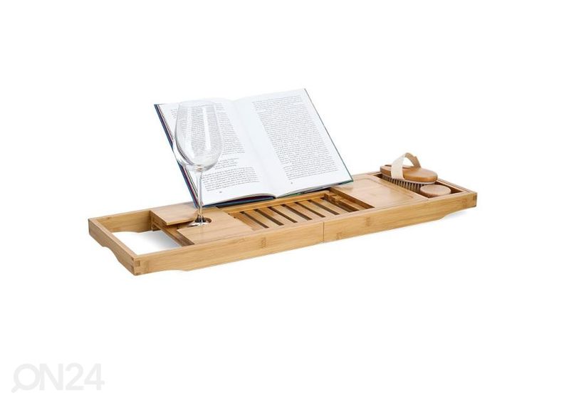 Tarjotin kylpyammeeseen bambua kuvasuurennos