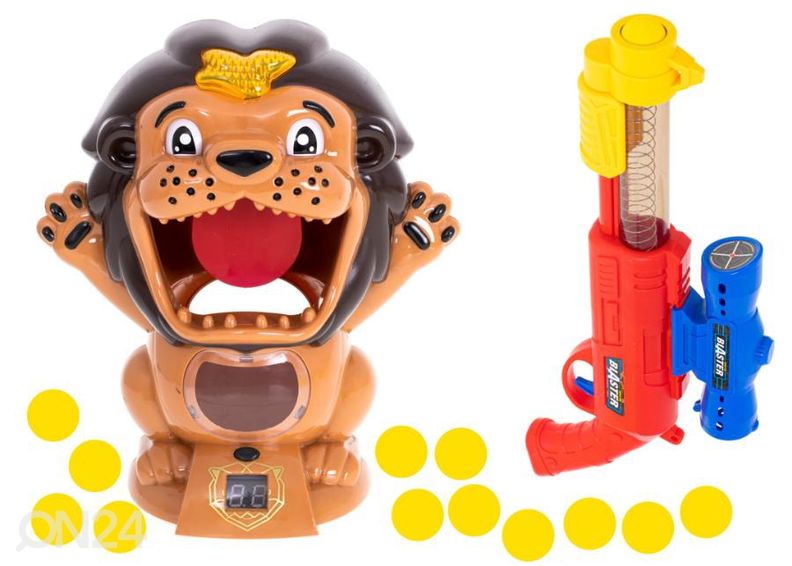 Tarkkuuspeli Leijona kuvasuurennos