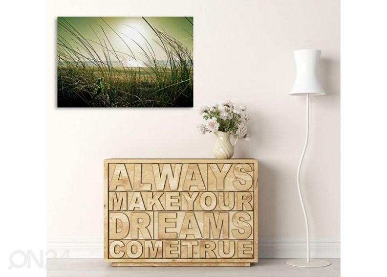 Taulu Coastal grass 50x70 cm kuvasuurennos