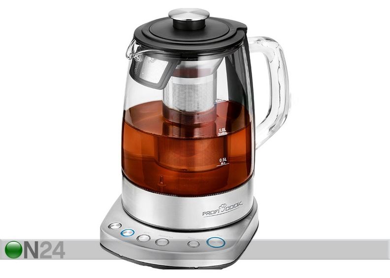 Tee- ja vedenkeitin ProfiCook 1,5 L PCWKS1167G kuvasuurennos