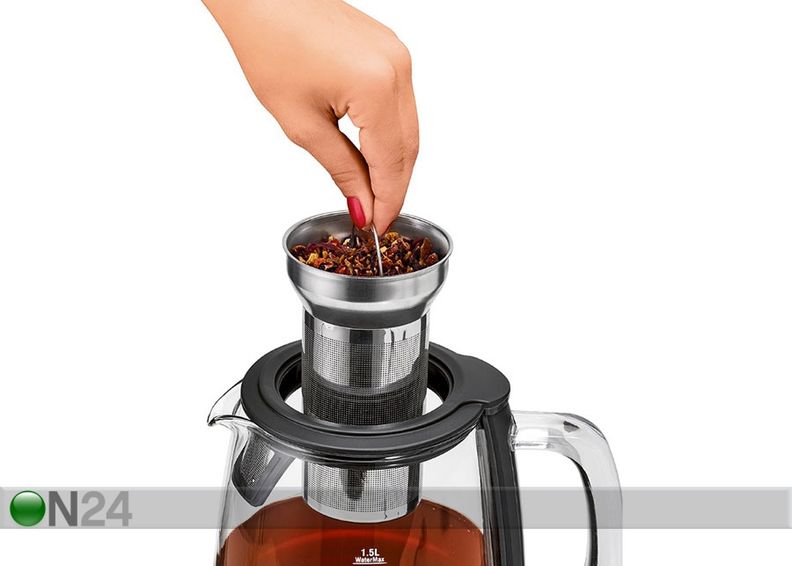 Tee- ja vedenkeitin ProfiCook 1,5 L PCWKS1167G kuvasuurennos