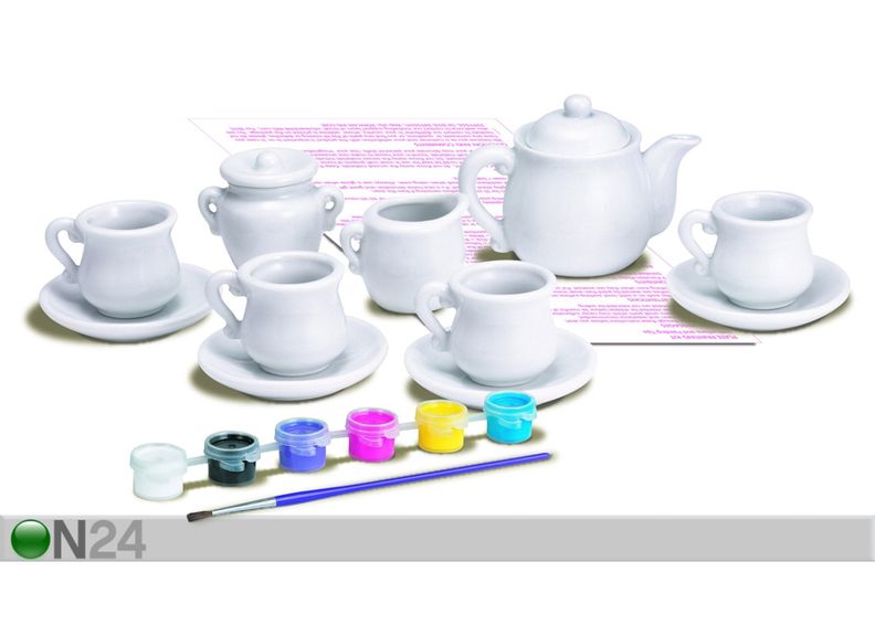 Teeastiaston maalauspakkaus kuvasuurennos