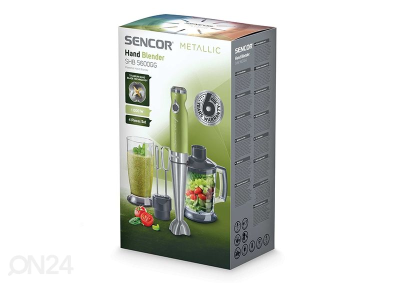 Tehosekoitinsetti Sencor Metallic kuvasuurennos